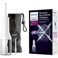 Philips Sonicare Cordless Power Flosser 3000 Oral Irrigator - Water Flosser for Teeth, Gums and Dental Care, White (Model HX3826/31)
