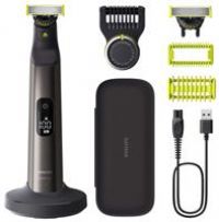Philips OneBlade Pro 360 Authentic Face & Body Electric Beard Trimmer, Shaver and Bodygroomer, 2X 360 Blades, 1x 14-Length Comb, 1x Body Kit, 1x Charging Stand, 1x Travel Case, QP6652/30
