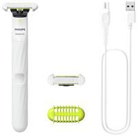 Philips OneBlade Intimate, Designed for Pubic Grooming, Trim and Shave with Extra Skin Protection, Model QP1924/30
