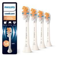 Philips Sonicare A3 Premium All-in-One, Genuine Replacement Toothbrush Heads, White, 4 Pack, HX9094/87