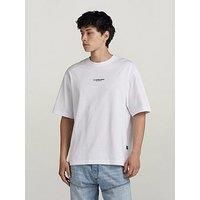 G-Star Men/'s Center Chest Boxy T-Shirt, White (white D24780-C336-110), L