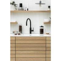 Quooker FXRBLK Flex Round Spout Boiling Water Tap with Flexible Pull O