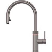 Quooker FXRGME Flex Round Spout Boiling Water Tap with Flexible Pull O