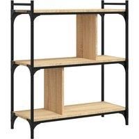 Bookcase Office 6-Tier Book Shelf Rack Storage Cabinet Engineered Wood vidaXL