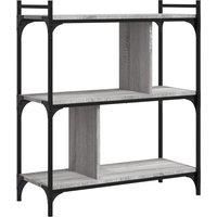 Bookcase Office 6-Tier Book Shelf Rack Storage Cabinet Engineered Wood vidaXL