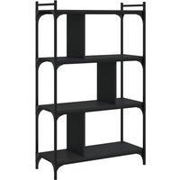 Bookcase Office 6-Tier Book Shelf Rack Storage Cabinet Engineered Wood vidaXL