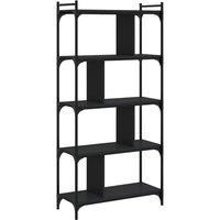 Bookcase Office 6-Tier Book Shelf Rack Storage Cabinet Engineered Wood vidaXL