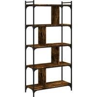Bookcase Office 6-Tier Book Shelf Rack Storage Cabinet Engineered Wood vidaXL