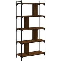 Bookcase Office 6-Tier Book Shelf Rack Storage Cabinet Engineered Wood vidaXL