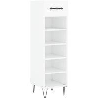 Shoe Cabinet Sonoma Oak 30x35x105 cm Engineered Wood vidaXL