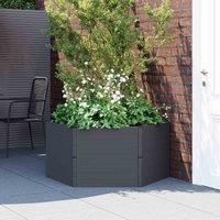 Garden Planters Raised Bed Outdoor Flower Box Plant Pot Anthracite PP vidaXL