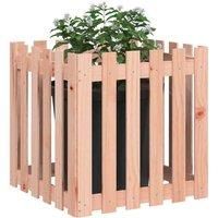 vidaXL Garden Planter - Solid Douglas Wood Construction, Square Design for Versatile Plant Placement, Easy Assembly for Patio, Deck, Outdoor Use