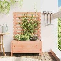 vidaXL Garden Planter w/ Rack 79x39.5x114cm Solid Wood Douglas