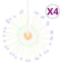 Christmas Starburst Lights Pre Lit Xmas Fairy Light 140 LEDs 8 pcs vidaXL