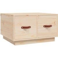 Vidaxl Coffee Table 60X53X35 Cm Solid Wood Pine, Brown