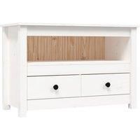 Solid Wood Pine TV Cabinet TV Console Media HiFi Cabinet Multi Colours vidaXL