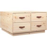 Solid Wood Pine Coffee Table Side Sofa Accent Couch Table Multi Colours vidaXL