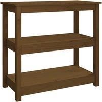 Solid Wood Pine Console Table Multi Colours 110x40x74 cm/80x40x74 cm vidaXL