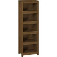 Vidaxl Book Cabinet Honey Brown 50X35X154 Cm Solid Wood Pine