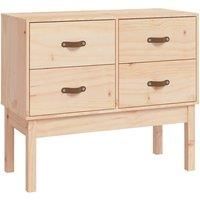 Solid Wood Pine Console Cabinet Home Sideboard Highboard Multi Colours vidaXL