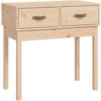 Solid Wood Pine Console Table Side Sofa End Accent Table Multi Colours vidaXL