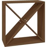 vidaXL Wine Cabinet Honey Brown 62x25x62 cm Solid Wood Pine