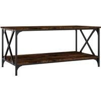 Coffee Table Engineered Wood and Iron Accent Table Multi Colours/Sizes vidaXL