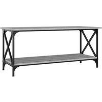 Coffee Table Engineered Wood and Iron Accent Table Multi Colours/Sizes vidaXL