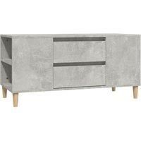 Revera TV Cabinet Concrete Grey 102x44.5x50 cm Engineered Wood
