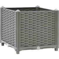 Raised Bed Polypropylene Garden Planter Pot Planting Box Flower Pot vidaXL