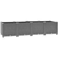 vidaXL Raised Bed 160x40x38 cm Polypropylene