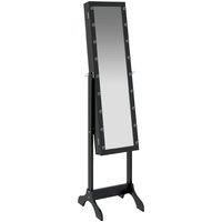 Free-Standing Mirror Makeup Mirror with LED Full Length Vanity Mirror vidaXL