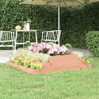 Solid Wood Pine Planter Raised Bed Planter Flower Box Wooden Plant Pot vidaXL