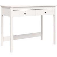 Solid Wood Pine Desk with Drawers Writing Standing Desk Multi Colours vidaXL
