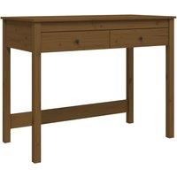 Solid Wood Pine Desk with Drawers Writing Standing Desk Multi Colours vidaXL