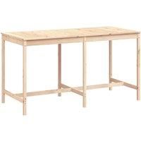 Garden Table Outdoor Table Patio Wooden Dining Table Solid Wood Pine vidaXL