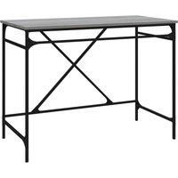 Desk Office Computer Desk Writing Desk Table Engineered Wood and Iron vidaXL