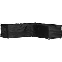 vidaXL L-Shaped Garden Furniture Cover 16 Eyelets 285x285x70 cm