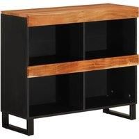 vidaXL Side Cabinet 85x33x75 cm Solid Wood Acacia
