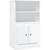 vidaXL Highboard High Gloss White 60x35.5x103.5 cm Engineered Wood