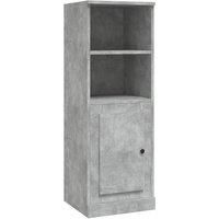 vidaXL Engineered Wood Highboard in Chic Concrete Grey - Ample Storage Space - Versatile for any Indoor Setting - Easy Assembly Required