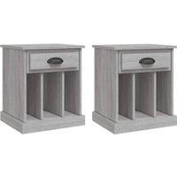 Bedside Cabinets Bedside Table Nightstand Telephone Stand Table Bedroom vidaXL
