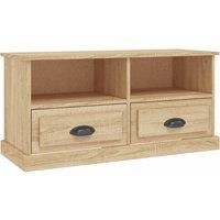 TV Cabinet Black 93x35.5x45 cm Engineered Wood vidaXL