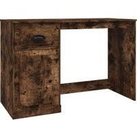 Desk Computer Desk Office Writing Desk with Drawer Engineered Wood vidaXL