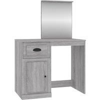 Dressing Table Vanity Desk Cosmetic Table Makeup Desk Engineered Wood vidaXL