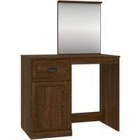 Dressing Table Vanity Desk Cosmetic Table Makeup Desk Engineered Wood vidaXL