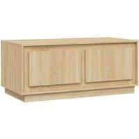 Coffee Table Sonoma Oak 102x50x44 cm Engineered Wood vidaXL