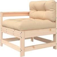 Middle Sofas with Cushions Sectional Sofa Seater Chair Solid Wood Pine vidaXL