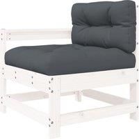Middle Sofas with Cushions Sectional Sofa Seater Chair Solid Wood Pine vidaXL