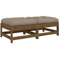 Middle Sofas with Cushions Sectional Sofa Seater Chair Solid Wood Pine vidaXL